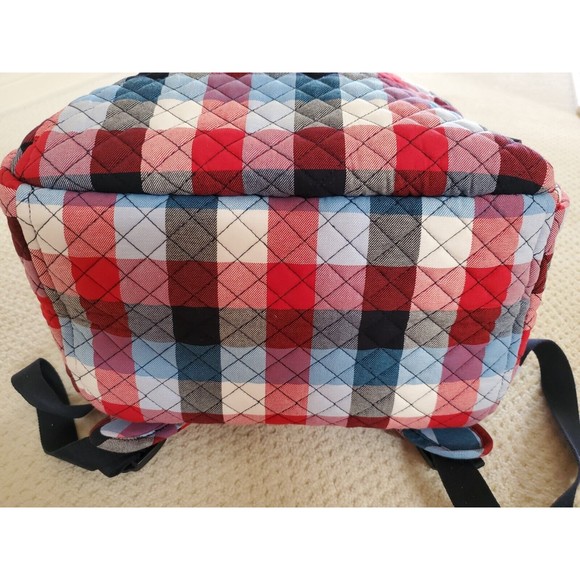 NWT Vera Bradley Campus Backpack in Patriotic Plaid #27966-11404 - Picture 10 of 10